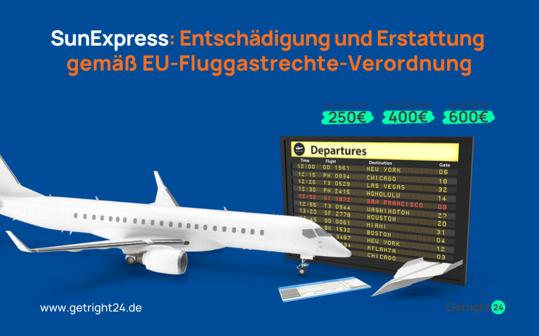 SunExpress Entschädigung Flug Annullierung Verspätung EU Fluggastrechte