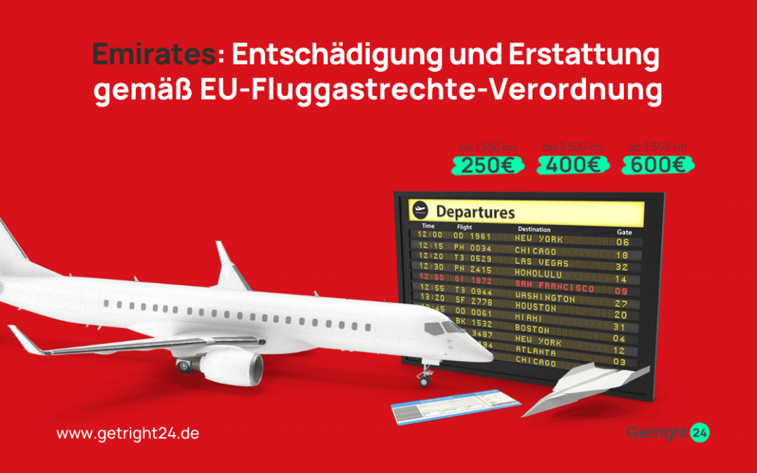 Emirates Entschädigung Flug Annullierung Verspätung EU Fluggastrechte