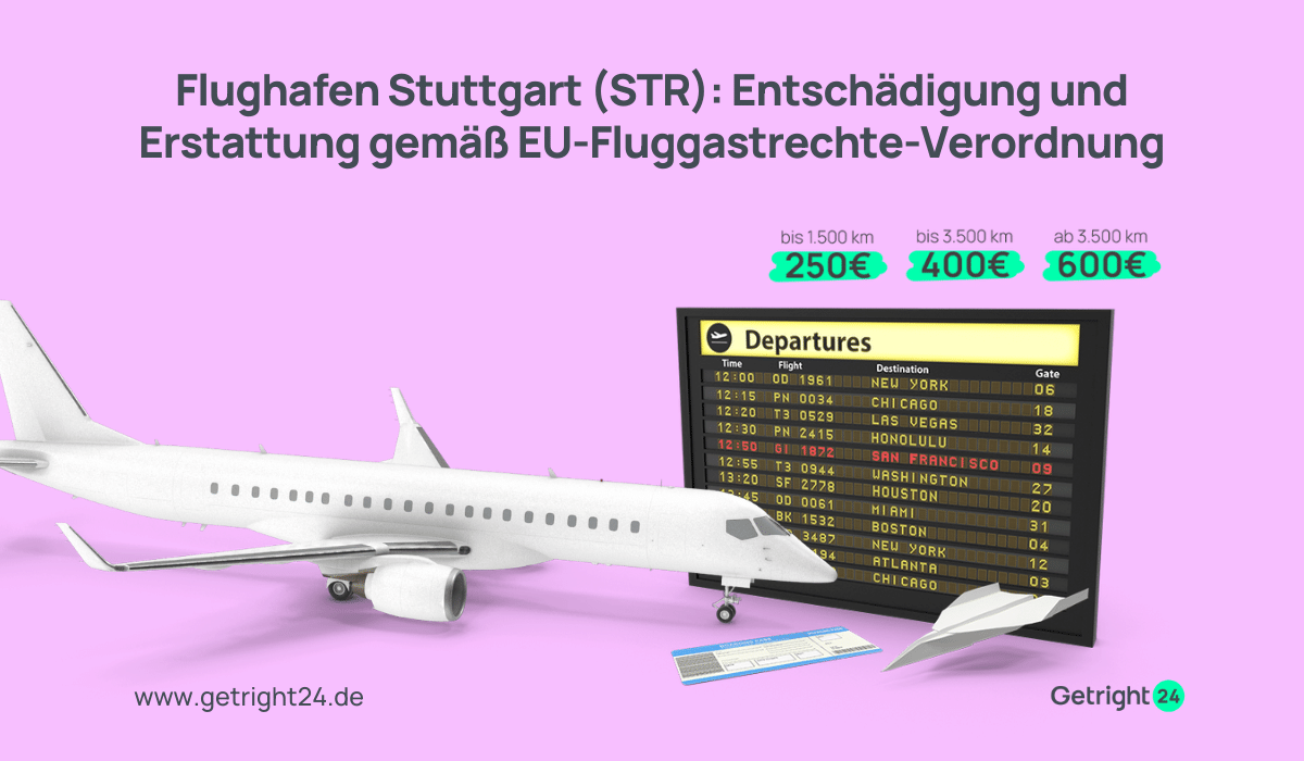 Flughafen Stuttgart (STR) Entschädigung EUFluggastrechte