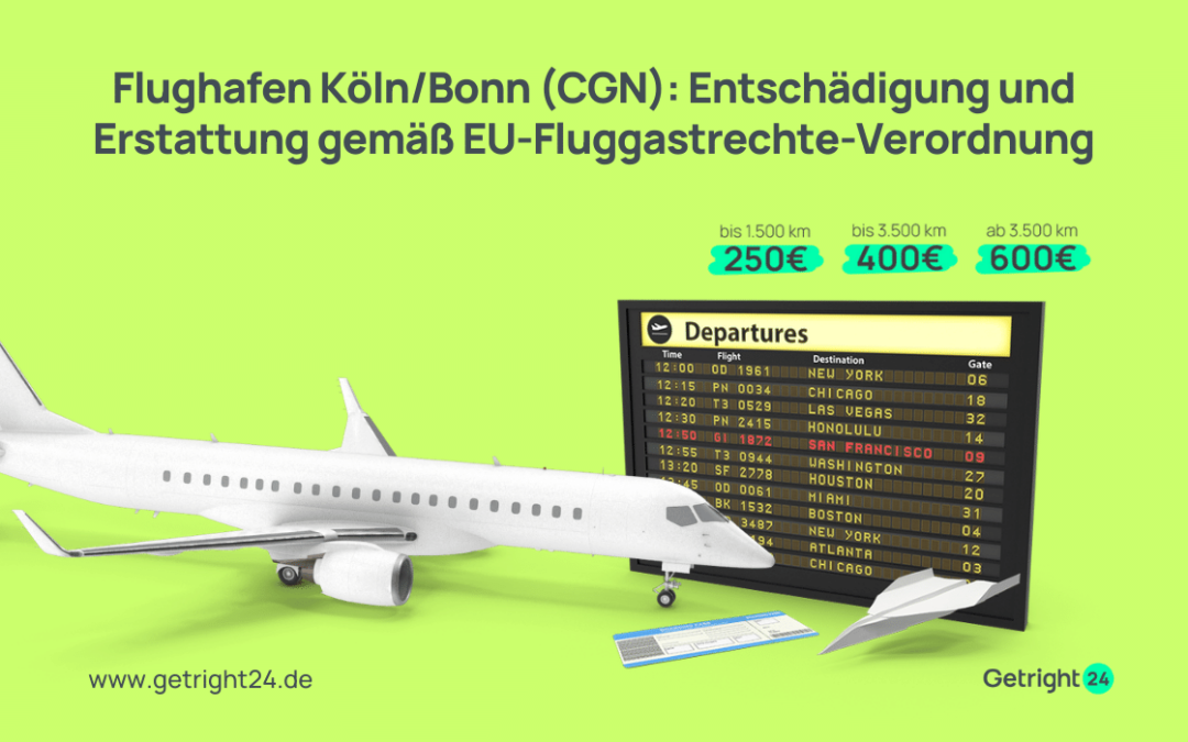 Flughafen Köln/Bonn (CGN) Entschädigung Flug Annullierung Verspätung EU Fluggastrechte